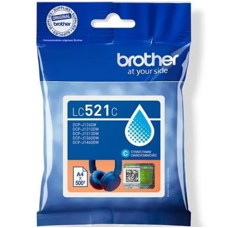 Cartucho de Tinta Original Brother LC521C- Cian