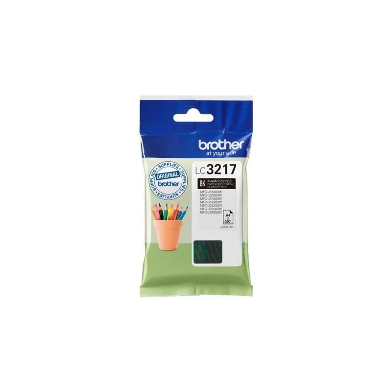 Cartucho tinta brother lc3217bk negro 550