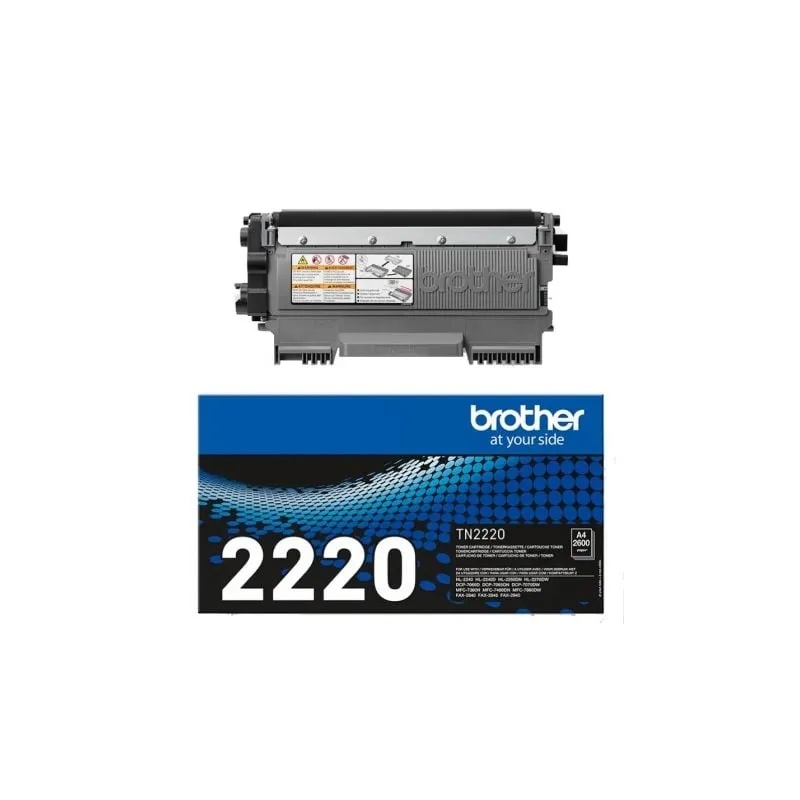 Toner brother tn2220 negro 2600 páginas