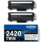 Pack toner brother tn2420twin negro larga