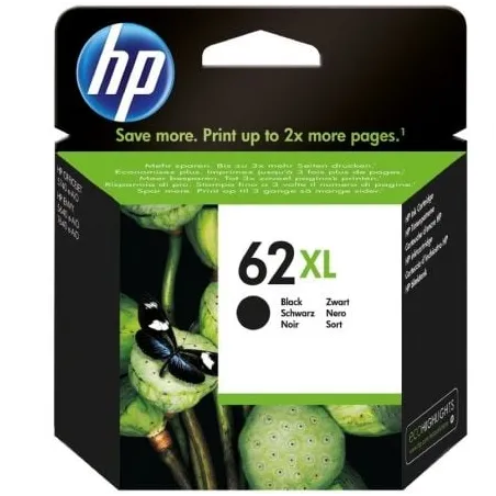 Cartucho de Tinta Original HP nº62 XL Alta Capacidad- Negro