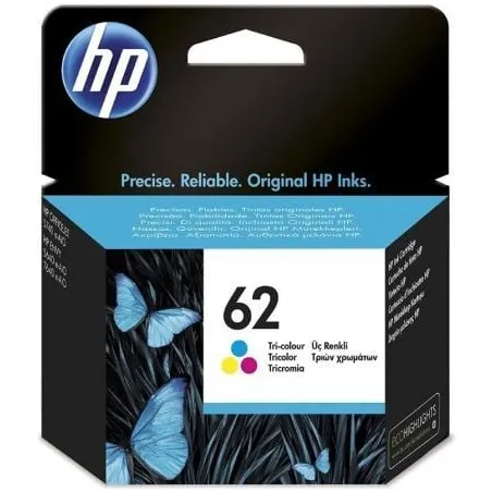 Cartucho de Tinta Original HP nº62- Tricolor