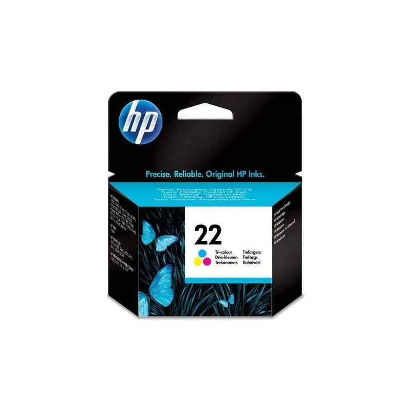 Cartucho de Tinta Original HP nº22- Tricolor