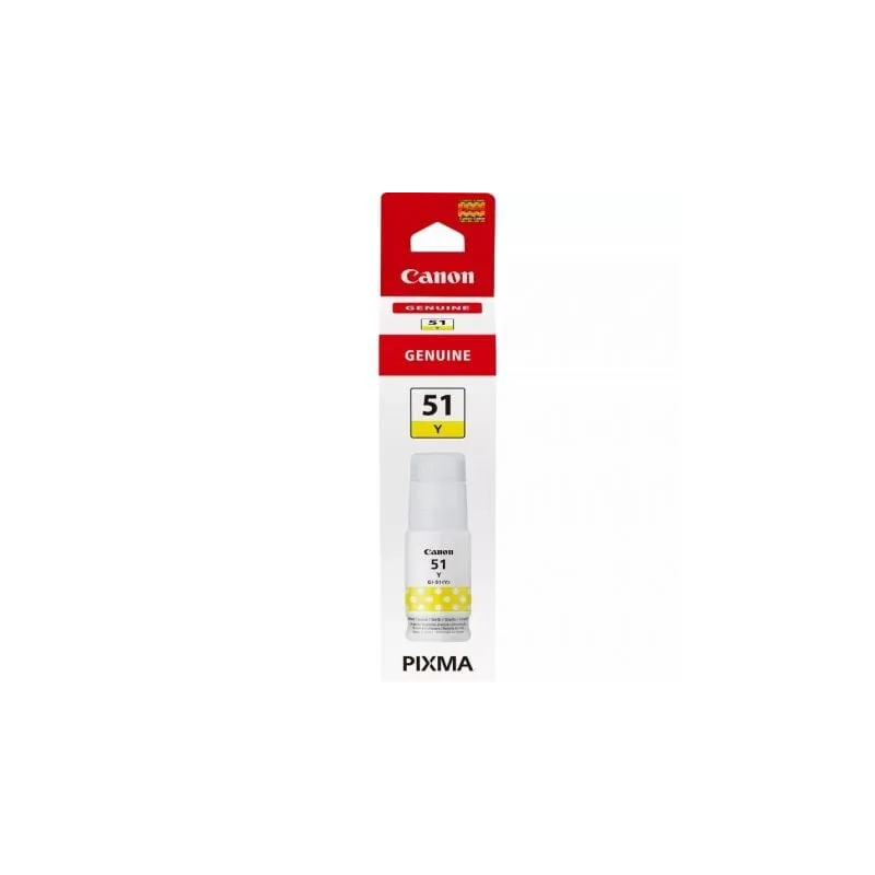 Botella de Tinta Original Canon GI-51- Amarilla