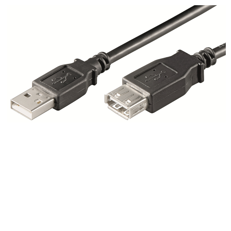 CABLE DE EXTENSION USB 2-0 A A A M-F, AWG28, LONGITUD DE 3,0 METROS-