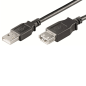 CABLE DE EXTENSION USB 2-0 A A A M-F, AWG28, LONGITUD DE 3,0 METROS-
