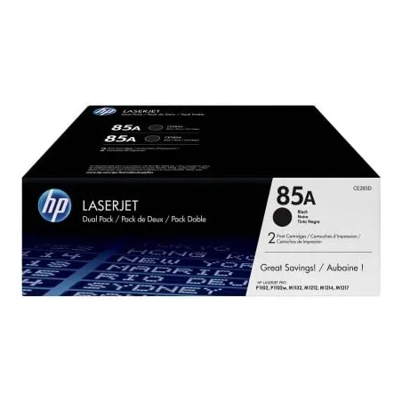 Toner Original HP nº85A Multipack- 2x Negro