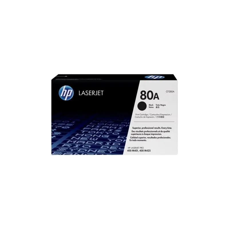 Toner hp 80a cf280a negro 2700pag
