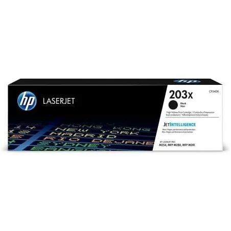 Tóner Original HP nº203X XL Alta Capacidad- Negro