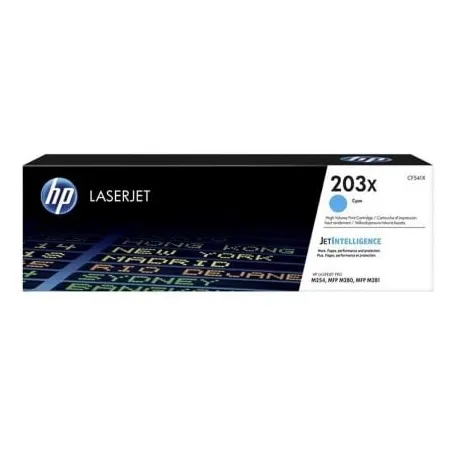 Toner hp original laserjet 203x cyan