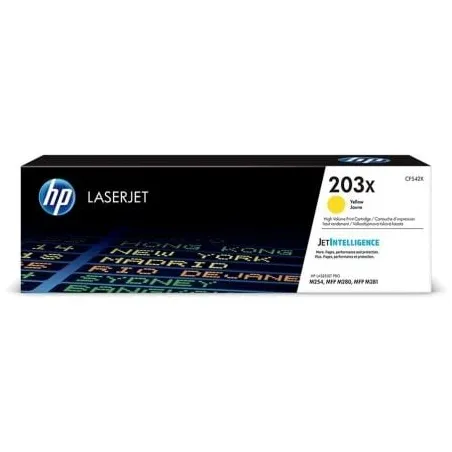 Toner hp original laserjet 203x yellow