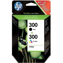 Cartucho de Tinta Original HP nº300 Multipack- Negro- Tricolor