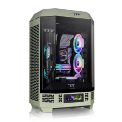 CAJA THERMALTAKE THE TOWER T300 MATCHA GREEN ATX 2XUSB 3-0 SIN FUENTE VERDE