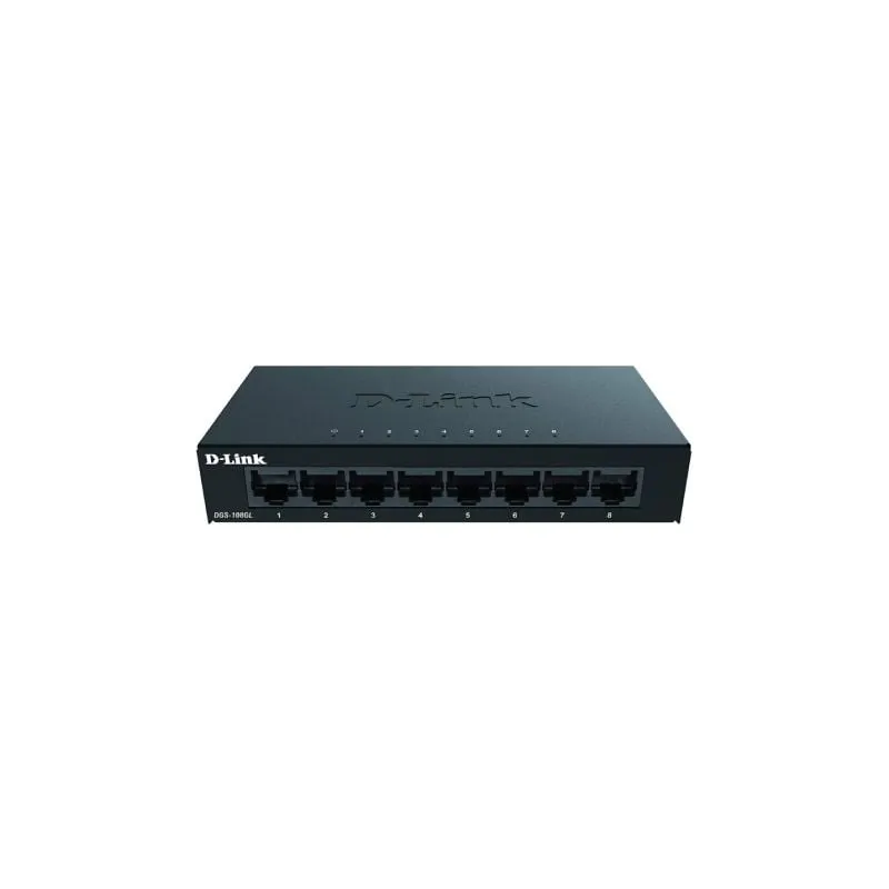 Switch d - link 8 puertos gigabyte plug
