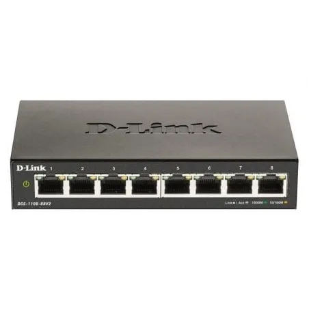 Switch Gestionable D-Link DGS-1100-08V2 8 Puertos- RJ-45 10-100-1000