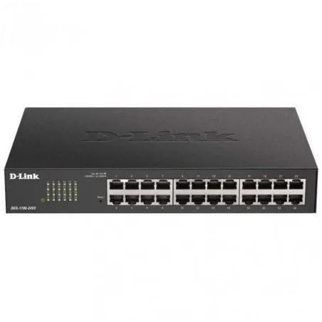 Switch Gestionable D-Link DGS-1100-24V2 24 Puertos- RJ-45 Gigabit 10-100-1000