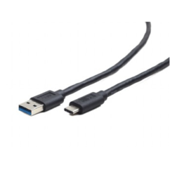 CABLE USB(C) 3-1 A USB(A) 3-0 PHASAK 1-8M NEGRO
