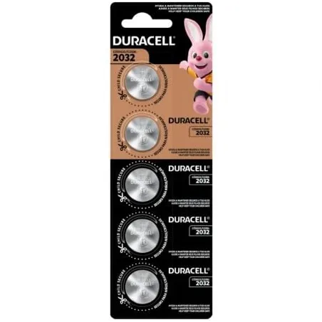 Pack de 5 Pilas de Botón Duracell DL2032B5- 3V