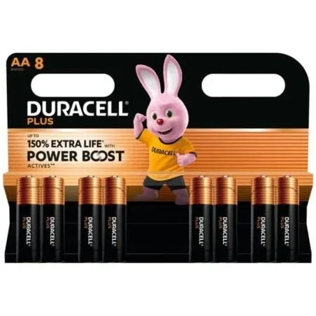 Pack de 8 Pilas AA Duracell Plus Power Boost DPBLR6B8- 1-5V- Alcalinas