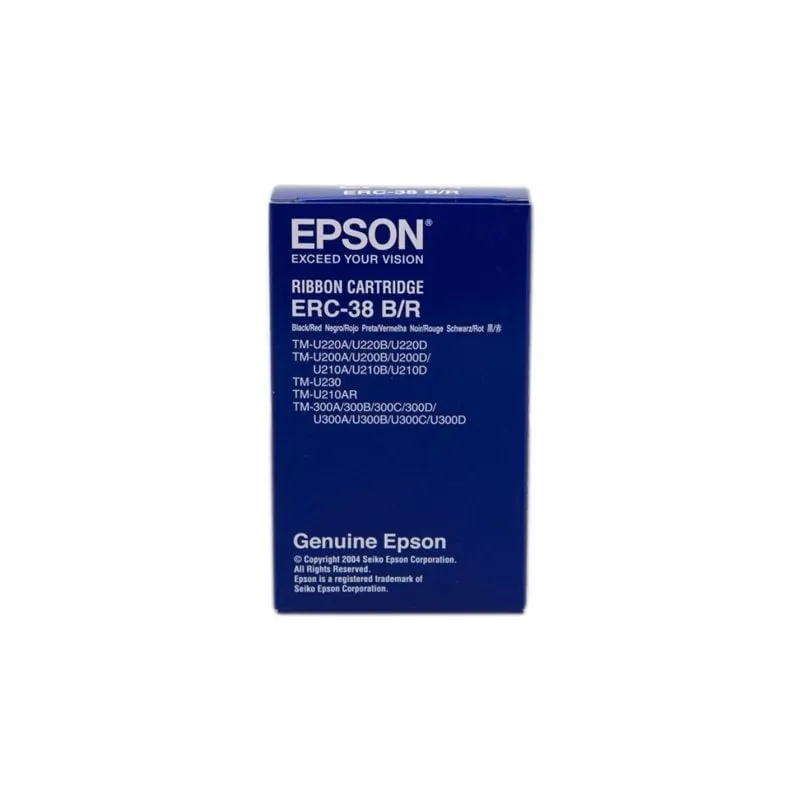 Cinta Nylon Epson ERC-38- Negro- Roja