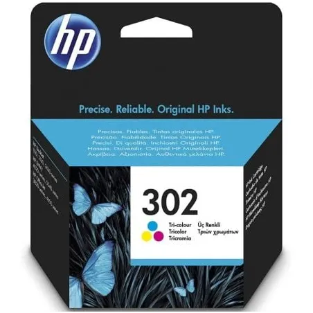 Cartucho de Tinta Original HP nº302- Tricolor