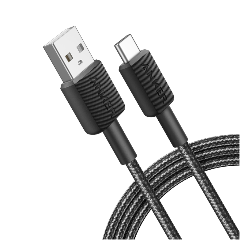 CABLE ANKER 322 USB-A A USB-C 1-8M TRENZADO