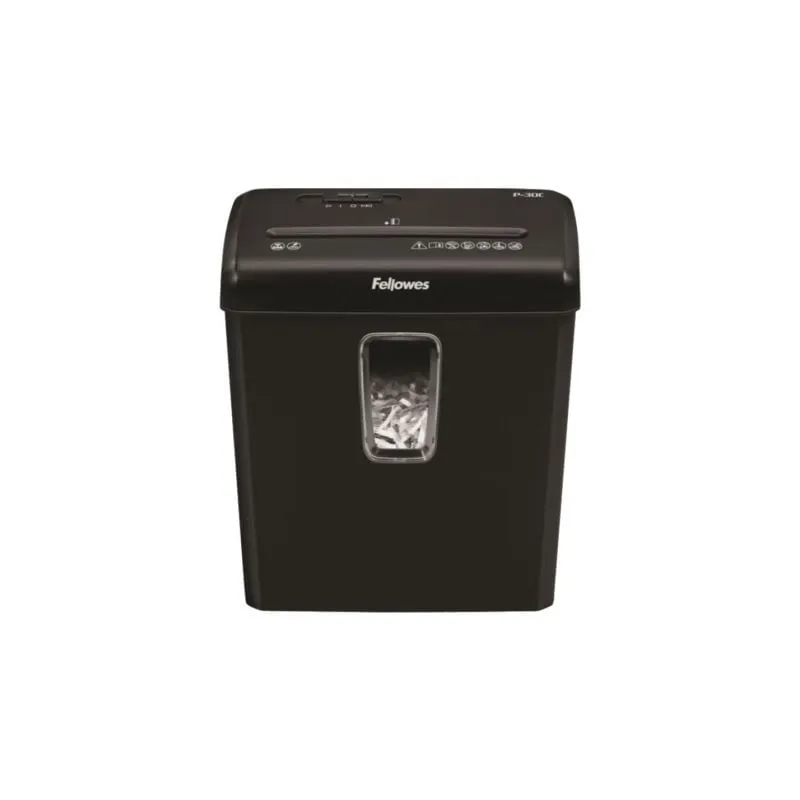 Destructora Fellowes P-30C- Corte en Partículas de 4 x 34mm- Negra