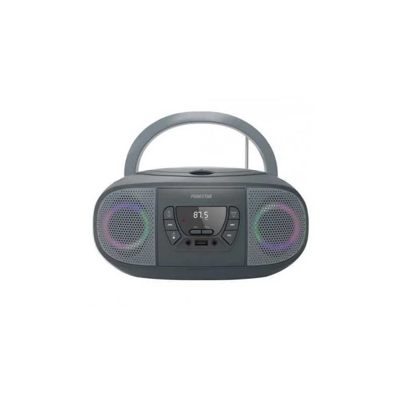 Radio CD Fonestar BOOM-GO-G- 13W- Gris