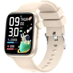 Smartwatch Forever IGo Watch 3 JW-500- Notificaciones- Frecuencia Cardíaca- Marfil