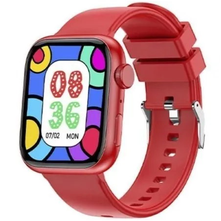 Smartwatch Forever IGo Watch 3 JW-500- Notificaciones- Frecuencia Cardíaca- Rojo
