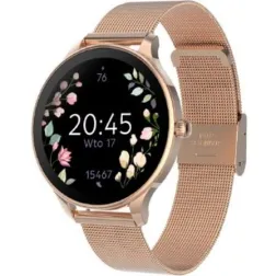 Smartwatch Forever Velora SB-306- Notificaciones- Frecuencia Cardíaca- Oro Rosa
