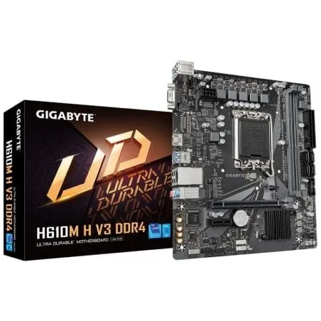 Placa Base Gigabyte H610M H V3 DDR4 Socket 1700- DDR4- PCIe 4-0- Micro ATX