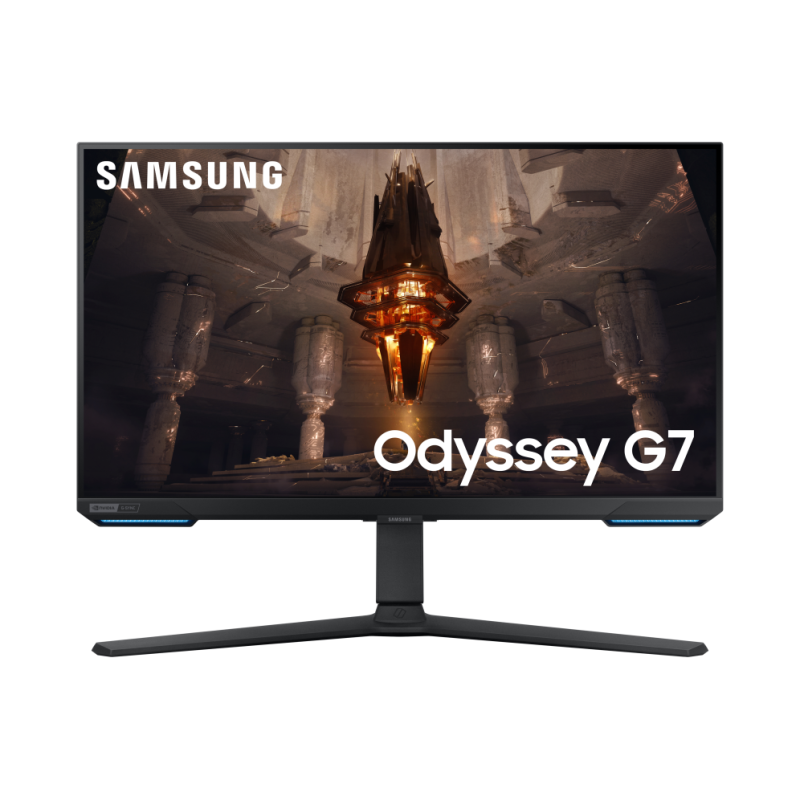 Smart Monitor Gaming Samsung Odyssey G7 S28BG700EP 28"- 4K- 1ms- 144Hz- IPS- Smart TV- Multimedia- Negro