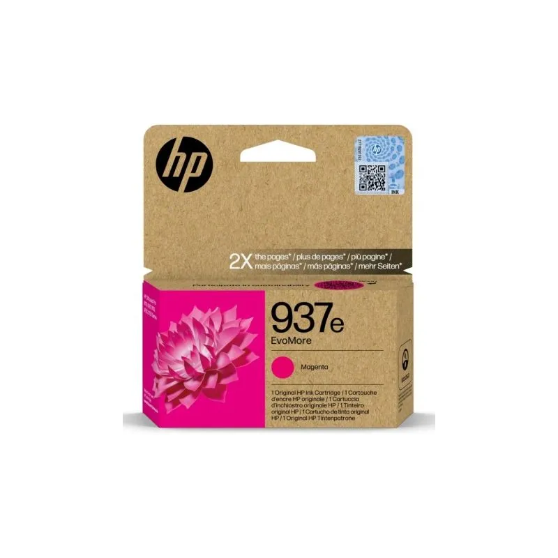 Cartucho de Tinta Original HP nº937e EvoMore- Magenta