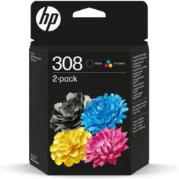 Cartucho de Tinta Original HP nº308 Multipack- Negro + Tricolor