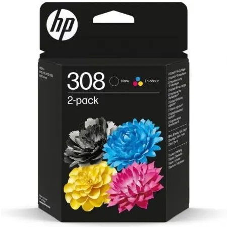Cartucho de Tinta Original HP nº308 Multipack- Negro + Tricolor