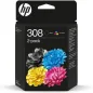 Cartucho de Tinta Original HP nº308 Multipack- Negro + Tricolor