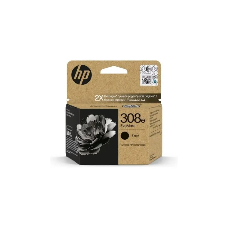Cartucho tinta hp 308e evomore negro