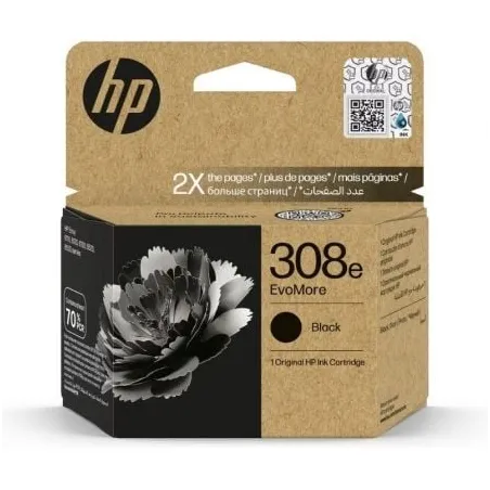 Cartucho de Tinta Original HP nº308e EvoMore- Negro