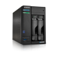 NAS ASUSTOR TOWER 2 BAY QUAD-CORE 2-0GHZ CPU DUAL 2-5GBE PORTS 4GB RAM DDR4