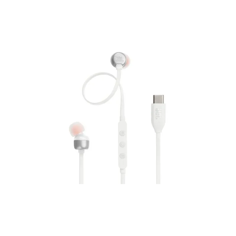 Auriculares Intrauditivos JBL Tune 310C- con Micrófono- Blancos
