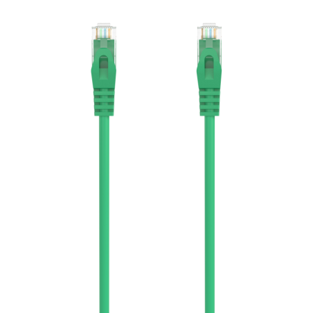 Cable de Red RJ45 AWG24 UTP Aisens A145-0581 Cat-6A- LSZH- 1-5m- Verde