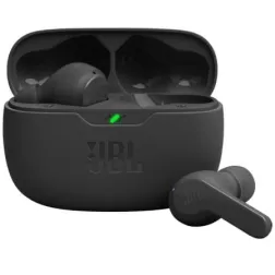 Auriculares Bluetooth JBL Wave Beam con estuche de carga- Autonomía 8h- Negros
