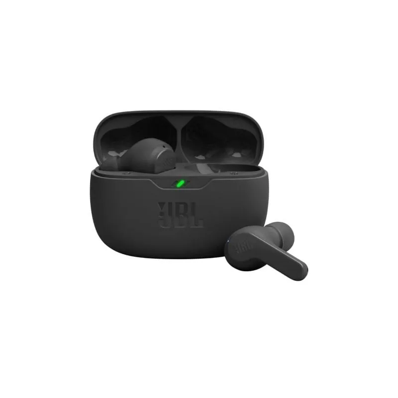 Auriculares Bluetooth JBL Wave Beam con estuche de carga- Autonomía 8h- Negros