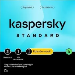 Kaspersky Standard Mobile para Android- 3 Dispositivos- 1 Año