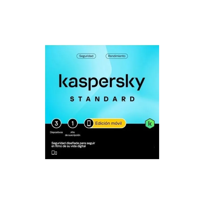 Kaspersky Standard Mobile para Android- 3 Dispositivos- 1 Año