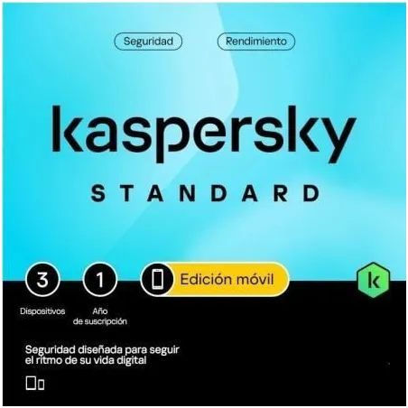 Kaspersky Standard Mobile para Android- 3 Dispositivos- 1 Año