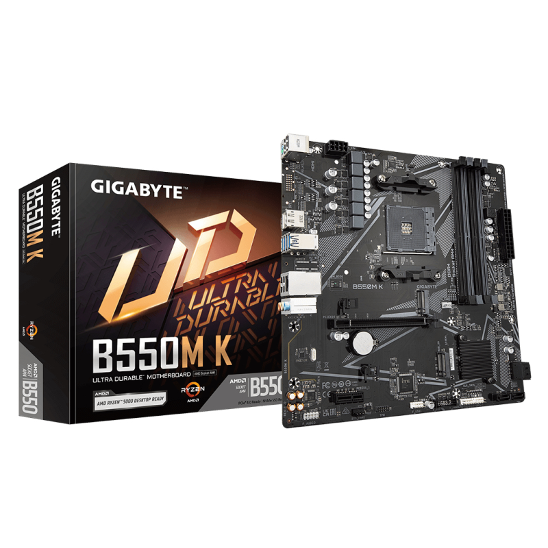 PLACA BASE GIGABYTE B550M K AM4 MATX 4XDDR4