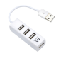 HUB EWENT USB 2-0 HIGH SPEED USB-A 4 PUERTOS BLANCO
