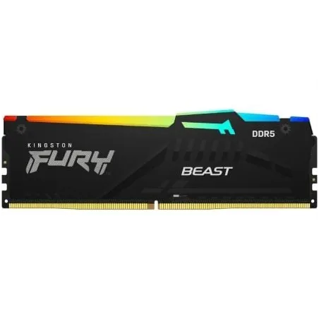 Memoria RAM Kingston FURY Beast RGB 8GB- DDR5- 6000MHz- 1-35V- CL36- DIMM